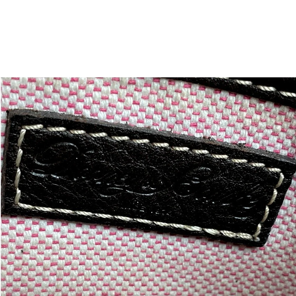 Dooney & Bourke Pebbled Leather Black Satchel VTG Purse Bag Excellent Crossbody